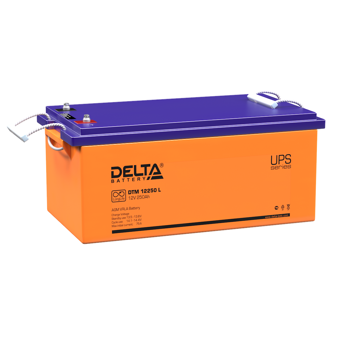 DTM 12250 L Delta Аккумуляторная батарея купить по цене 69752 руб..  Самые дешёвые цены на Стационарные