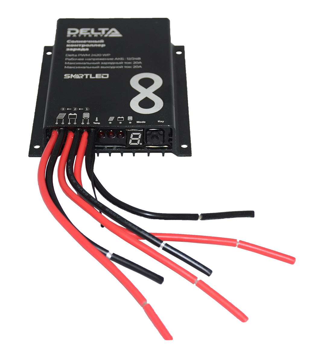 Контроллер Delta PWM 2420 WP купить по цене 1762 руб..  Самые дешёвые цены на Контроллеры заряда