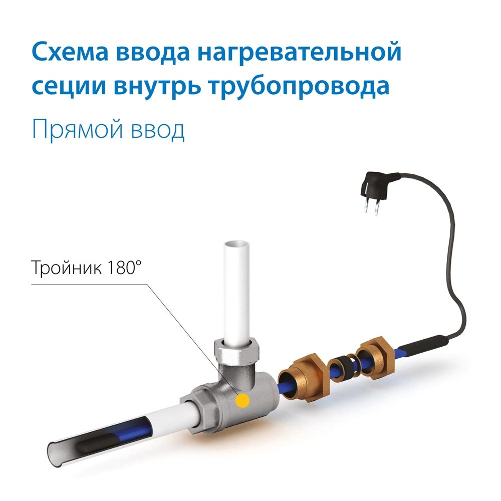 Секция нагревательная кабельная Freezstop Inside-10 4 м.