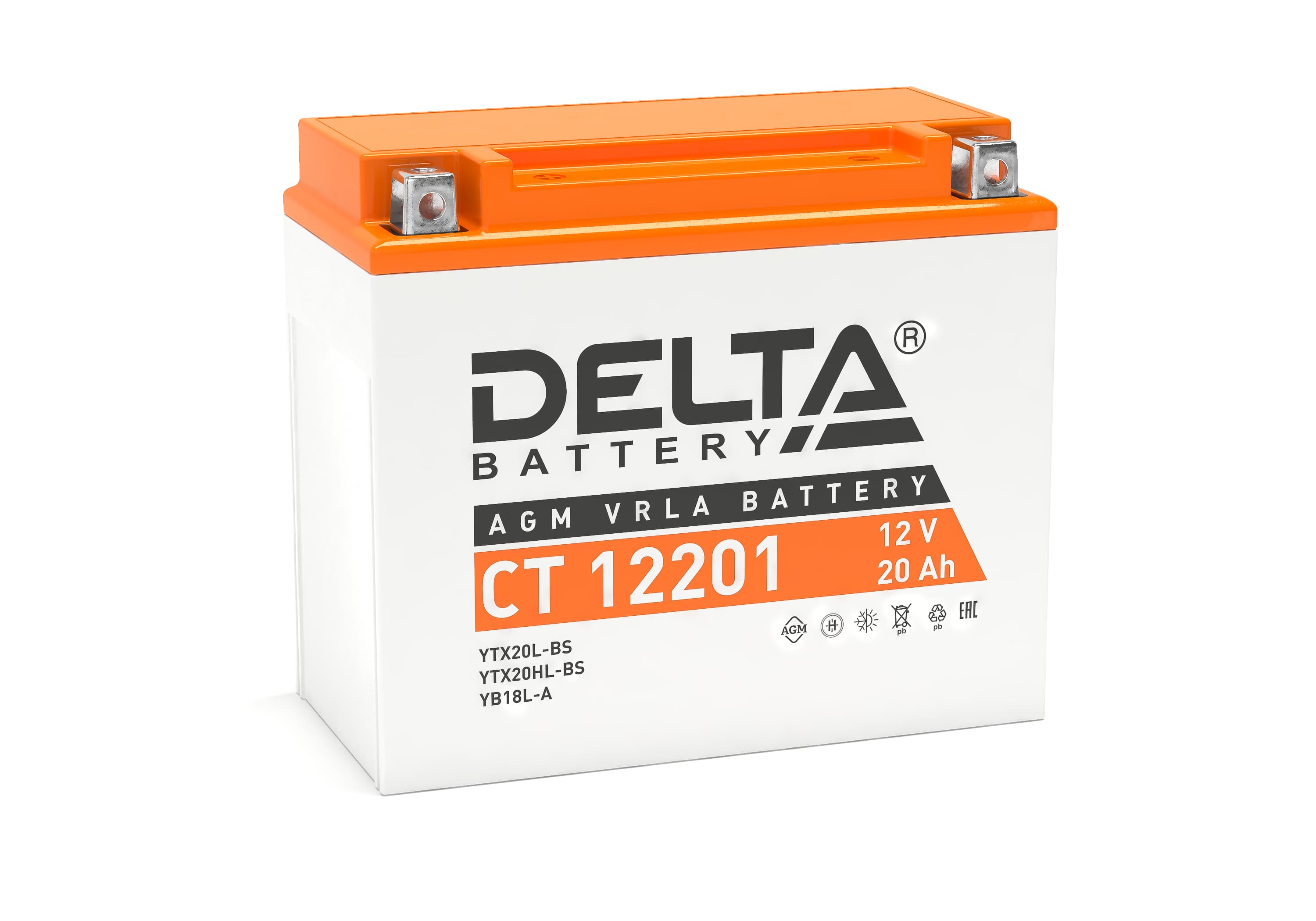 CT 12201 Delta Аккумуляторная батарея купить по цене 6267 руб..  Самые дешёвые цены на Для мототехники