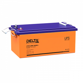 Аккумулятор Delta DTM 12250 L купить по цене 70063 руб..  Самые дешёвые цены на Аккумуляторы