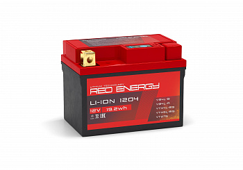 Аккумулятор RED ENERGY LI-ION 1204 купить по цене .  Самые дешёвые цены на Аккумуляторы