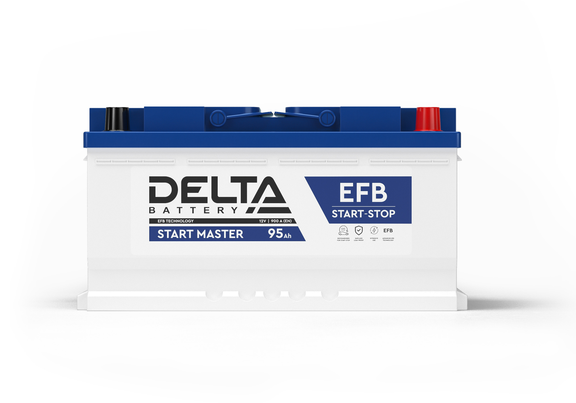 DELTA START MASTER 95 Ah EFB стартерная аккумуляторная батарея купить по цене 14515 руб..  Самые дешёвые цены на Для Автомобилей