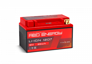 Аккумулятор RED ENERGY LI-ION 1207 купить по цене .  Самые дешёвые цены на Аккумуляторы